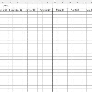 Excel Notenliste für den Unterricht – automatisch & übersichtlich